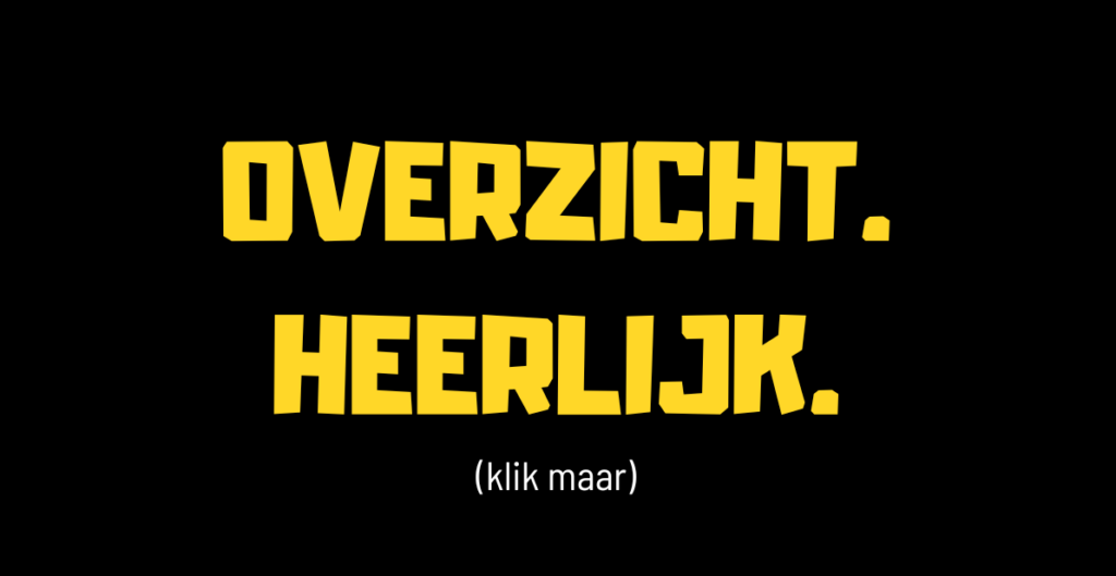 Overzicht. Heerlijk. klik maar - afbeelding Blogoverzicht Zeg maar Henk - creatieve freelance copywriter